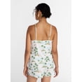 thumbnail image 4 of Joyspun Women’s Dreamy Soft Collection Lace Trim Knit Cami and Shorts Set, Sizes XS-3X, 4 of 6