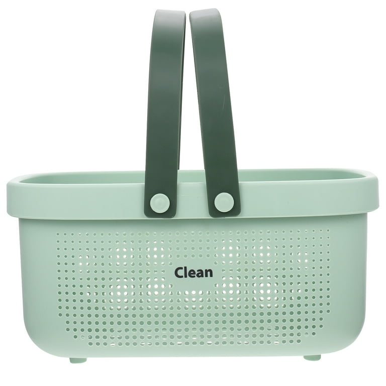 1pc Cartoon Portable Toiletry Basket Bathroom Storage Basket For Students  To Organize Bath Supplies