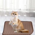 thumbnail image 4 of Under $1 GFHFHITJ Dog Bed Summer Cool Mat Sleeping Pad Water Absorption Top Bottom Materials Safe Easy Carry Keep Cool For Pet Kids and Adults., 4 of 8