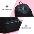 thumbnail image 6 of Backpack Mini Purse Purses for Laptop Woman School Bag Water Proof Oxford Cloth Miss, 6 of 6