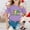 Purple, variant on Girls Easter Shirts Size 7/8 Easter Day Short Sleeve T Shirts Cartoon Rabbit Cool Clothes for Girls Size,Grey,8-9 Years