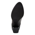 thumbnail image 4 of STYLE & COMPANY Womens Black Cushioned Monyaa Almond Toe Block Heel Zip-Up Booties 8.5 M, 4 of 4