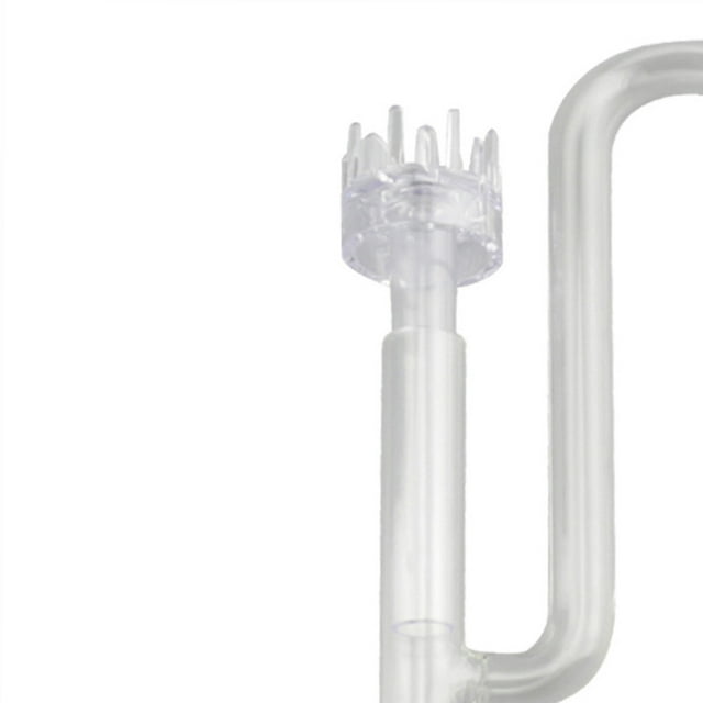 Glass Transparent Tube Inflow with Surface Skimmer for Plants Aquarium Canister Filter Inflow Glass Tube Outer Diameter 13MM