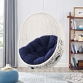 thumbnail image 1 of Modway Chaise Balançoire Suspendue en Acier pour Patio, Blanc, 1 of 7