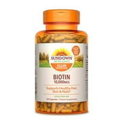 Sundown Naturals Vitamin B Supplements, 10,000 mcg Capsules, 120 Count