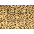 thumbnail image 1 of Ahgly Company Machine Washable Indoor Rectangle Abstract Brown Modern Area Rugs, 5' x 7', 1 of 4