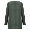 thumbnail image 6 of HAYIMI Women Square Neck Ribbed Knit Tops Long Sleeve Slim Fit Soft Stretchy Casual Fall Winter Pullover Shirt Dailywear, 6 of 7