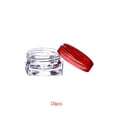 thumbnail image 2 of fastboy 10PCS Square Clear Mixed Colors Cosmetic Empty Jar Makeup Pot Face Cream Eye Shadow Container Case Box 3g/5g, 2 of 7