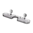 thumbnail image 1 of Estante de almacenamiento para baño, organizador de cocina versátil, estante con ventosa para baño gris claro, 1 of 9