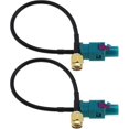 thumbnail image 1 of 2 Pack Universal Fakra Z To Sma Male Adapter Cable For Gsm Vehicle Antenna Gps Dab Tv Car Accessories 15cm, 1 of 5