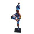 thumbnail image 3 of Graffiti Lady Estatua Yoga Pose Escultura Obra de arte Foto Prop Colección Mujer Estatuilla Personaje Estatuilla para Entrada Porche Decoraciones para Estilo B Macarena Figuras de mujer, 3 of 8