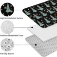thumbnail image 5 of Black Christmas Tree Pattern Bathroom Rugs Sets 3 Piece,Toilet Cover Set,Absorbent Non Slip Bathroom Mats Sets with U-Shaped Contour Rug Toilet Rug Set, 5 of 5