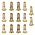 thumbnail image 4 of Miangastore Inserts Filetés Écrous Rivets Acier au Carbone Plaqué Zinc 15 Pcs 1.08x0.59 Po, 4 of 8