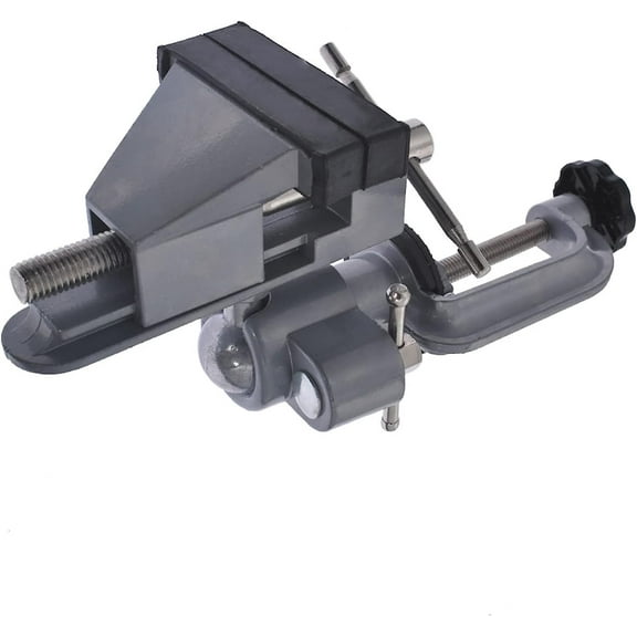 3 Inch Bench Vise 360 Degrees Swivel Bench Vise Universal Table Vise Fit for Home Industrial Craftsmen and More Applications