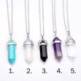 thumbnail image 3 of Halsband - Crystal bullets natur sten gl-6. Rosa Gift, 3 of 3