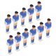 thumbnail image 5 of EeaseMX 11 piezas de fútbol creativo para hombres, adorables jugadores de fútbol, mesa de fútbol para niños, 5 of 8