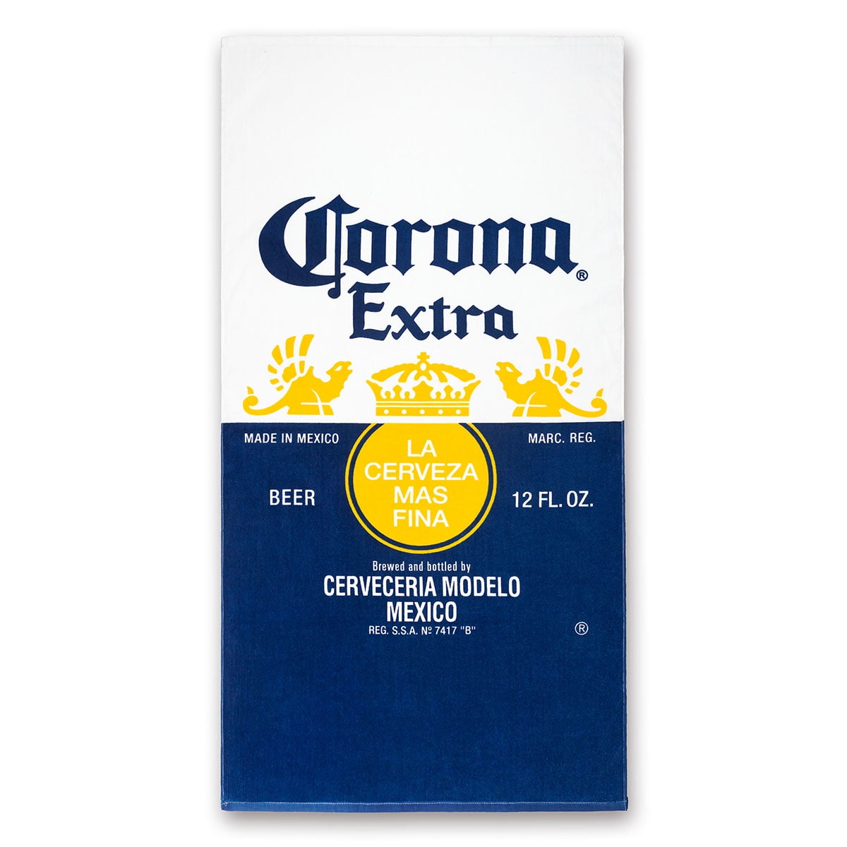 Corona Extra Logo Beer 30x60 inches Licensed Beach Towel - Walmart.com