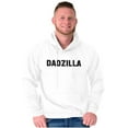 thumbnail image 5 of Funny Fathers Day Gift Dadzilla Hoodie Hooded Sweatshirt Men Brisco Brands L, 5 of 6