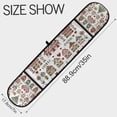 thumbnail image 3 of Yayeee Double Oven Mitt Kitchen Heat Resistant Baking 35" x7" Quilted Glove, Green Nordic Christmas House, 3 of 6