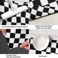 thumbnail image 3 of Black and White Checkered Pattern Kitchen Rug Mat,Kitchen Runner Rugs Non Skid Washable,Decorative Kitchen Floor Mats for Kitchen,Sink,Laundry,17"X47", 3 of 5
