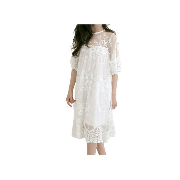 Hawee Little & Big Girls Church Wedding Knee-Length Dress CF713 Size 7 ...
