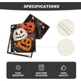 thumbnail image 5 of Black Pumpkins Spider Web Halloween Table Runner, Seasonal Fall Kitchen Dining Table Decoration for Home Party Decor 13x108 Inch, 5 of 6