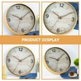 thumbnail image 4 of BRIGHTFUFU 1Set Wall Clock 30x30cm Multi Color Round Shape Silent Operation For Home And Office Decor Plastic Glass, 4 of 6