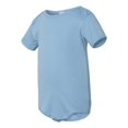 thumbnail image 2 of American Apparel - Infant Baby Rib Onesie - 4001W - Baby Blue - Size: 12/18, 2 of 5