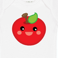 thumbnail image 4 of Inktastic Smiling Apple Boys or Girls Baby Bodysuit, 4 of 5