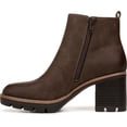 thumbnail image 3 of Naturalizer Women's Madalynn Gore Block Heel Bootie Truffle Taupe Brown 9M, 3 of 5