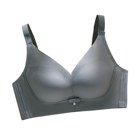 SMihono Savings Wireless Bras for Women Thin Breathable Air Bras Uplift Lace Bras Charm Underwear Large Size Supportive Minimizer Bra Army Green M