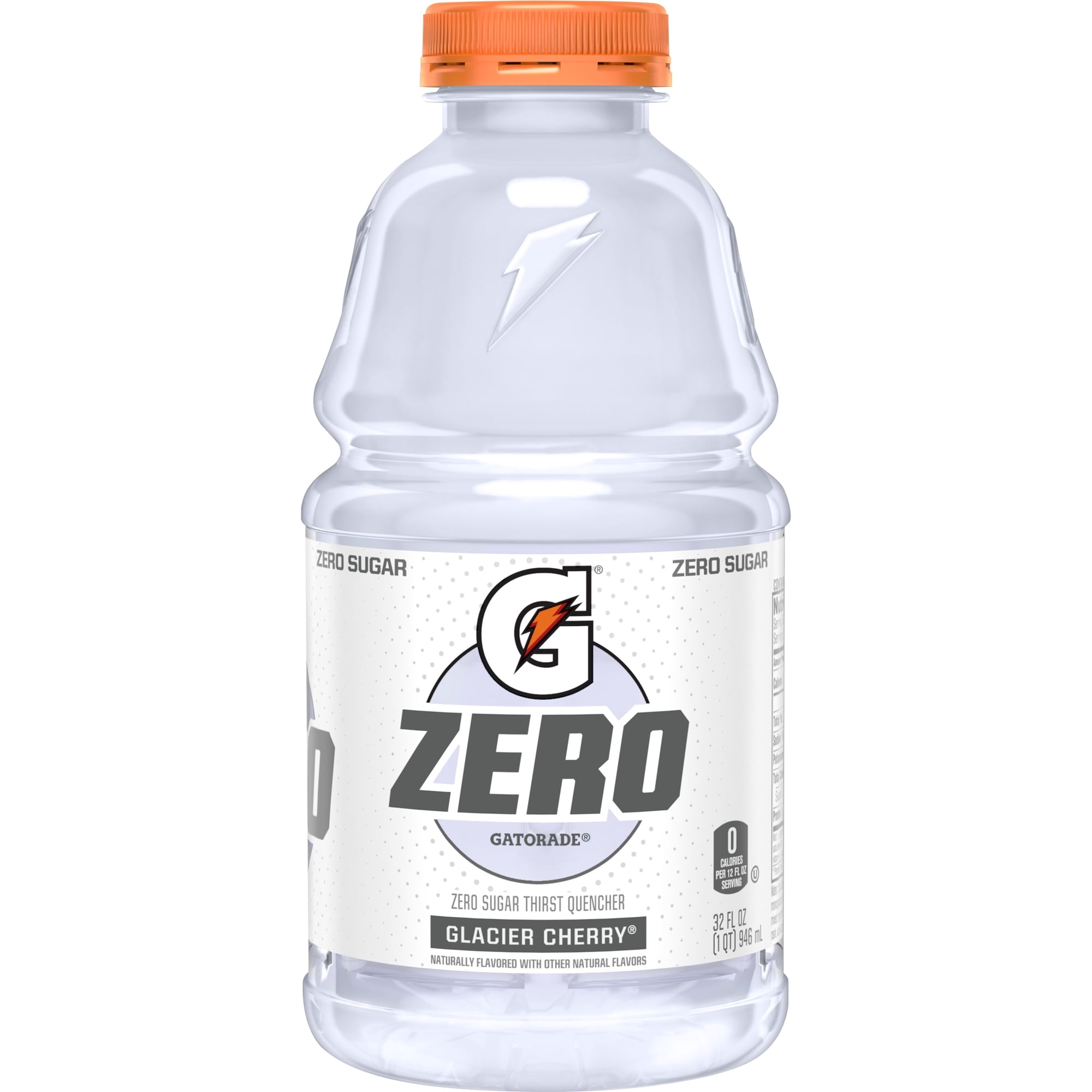Gatorade G Zero Thirst Quencher, Glacier Cherry, 32 oz Bottle