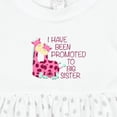 thumbnail image 4 of Inktastic I Have Been Promoted to Big Sister Pink Girls Baby Dress, 4 of 5