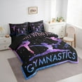 thumbnail image 3 of Castle Fairy Gymnast Girl Twin Bedding Sets 7-Piece for Children Teens Adults,Gradient Bling Glitter Bedding Comforter Set Microfiber,Dreamy Princess Breathable Sheet Sets,Ultra Soft Home Decor, 3 of 8