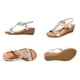 thumbnail image 3 of Zapatos para Sandalias Vestir Bohemio Elástico Tobillo Correa Rhinestone Mujer, 3 of 9