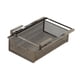thumbnail image 1 of Bajo el estante, cesta, deslice la estante de debajo del cajón de la mesa canasta de cajón colgante para tocador, baño, dormitorio, 1 of 9