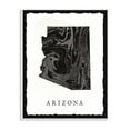 thumbnail image 2 of The Stupell Home Decor Collection Black and Grey Marbled Paper Arizona State Silhouette Oversized Wall Plaque Art, 12.5 x 0.5 x 18.5, 2 of 5