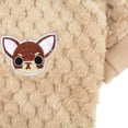 thumbnail image 4 of Jersey polar para perros/gatos pequeños, abrigos de invierno cálidos, jersey para mascotas, chaqueta para cachorros, camisa, sudadera (marrón, M), 4 of 5
