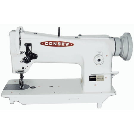 Consew 206RB-5 Walking Foot Upholstery Machine w/ Table & Motor (Table Comes (Best Sewing Machine For Upholstery)
