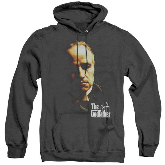 Godfather Don Vito Adult Heather Hoodie Sweatshirt Black