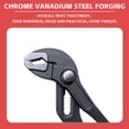 thumbnail image 3 of Groove Wrench Pliers, 10 inch Quick Adjust Water Pump Pliers, Durable CR-V Steel Tongue and Groove Joint for Tight Grips & Plumbing ﻿, 3 of 6
