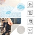 thumbnail image 7 of SKYSONIC Bathroom Rug Mats Cross on Skull Print, Fluffy Plush Absorbent Bath Rugs Carpet with Non Slip Bottom for Bathroom Floor Toilet Tub and Shower, 7 of 7
