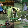thumbnail image 4 of pieza saco de dormir de emergencia supervivencia - saco de supervivencia bivy mantas de rescate impermeables con silbato de señal, manta de emergencia de primeros auxilios de protección cont JFHHH pequeña, 4 of 5