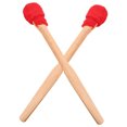 thumbnail image 5 of Milisten  2 Pcs Gong Drum Sticks Drumsticks Hammer Accessories Mallet Red, 5 of 8