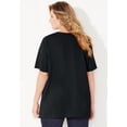 thumbnail image 2 of Catherines Women's Plus Size Suprema Sweetheart Tee, 2 of 6