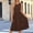 Coffee, variant on Summer Dresses for Women Casual Fashion Solid Color Elastic Waist Sleeveless Pocket Round Collar Simple and Basic Dress