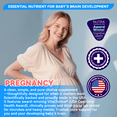 thumbnail image 2 of choline Brain Food - 500mg VitaCholine ® Liquid Choline Supplement - Supports Pregnancy & Baby Brain & Liver Health - Cognitive Function - 60 Capsules, 2 of 7