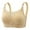Yellow, variant on qolati Sports Bras Women Comfortable Soft Seamless Stretch Full-Coverage Bras Plus Size Breathable Mesh Gathered Bra