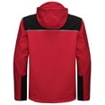 thumbnail image 5 of Little Donkey Andy Men's Waterproof Softshell Jacket with Detachable Sleeves and Hood, Fleece Mountain Ski Snow Rain Coat Red Size L, 5 of 7