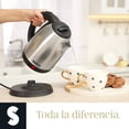 thumbnail image 3 of Cafetera Tetera Eléctrica Jarra Metálica Hervido Agua 1.8l, 3 of 9